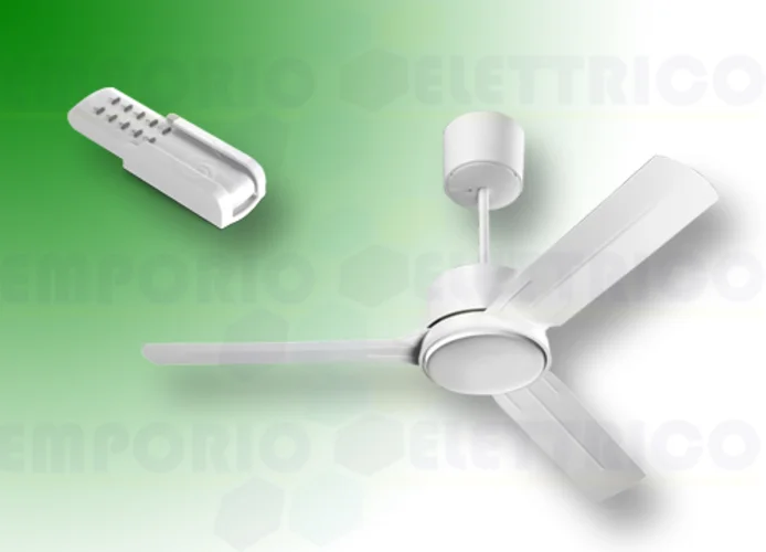 vortice kit ventilateur plafond nordik eco 180/70" blanc 61064 ev61064b