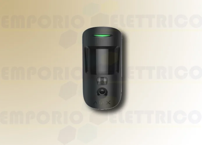 ajax détecteur de mouvement wireless noir motioncam (phod) 39289