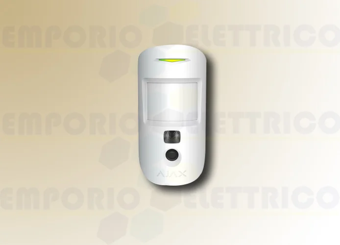 ajax détecteur de mouvement wireless blanc motioncam (phod) 39290