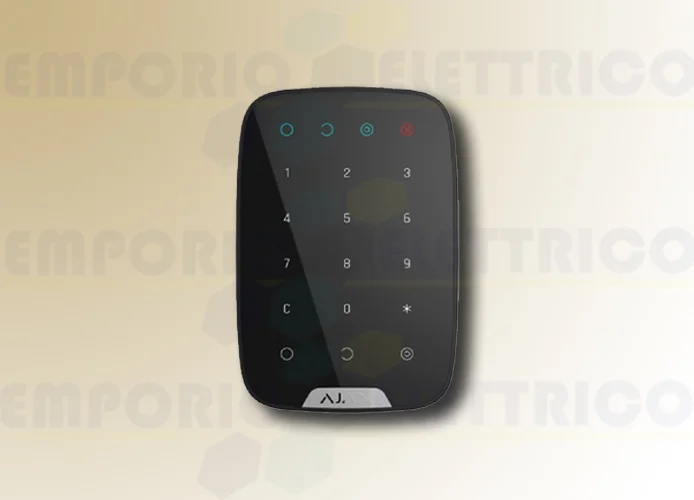 ajax clavier wireless bidirectionnel noir keypad 38248