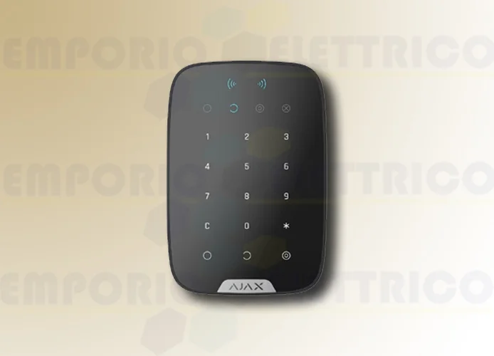 ajax clavier touch wireless noir keypad plus 38252