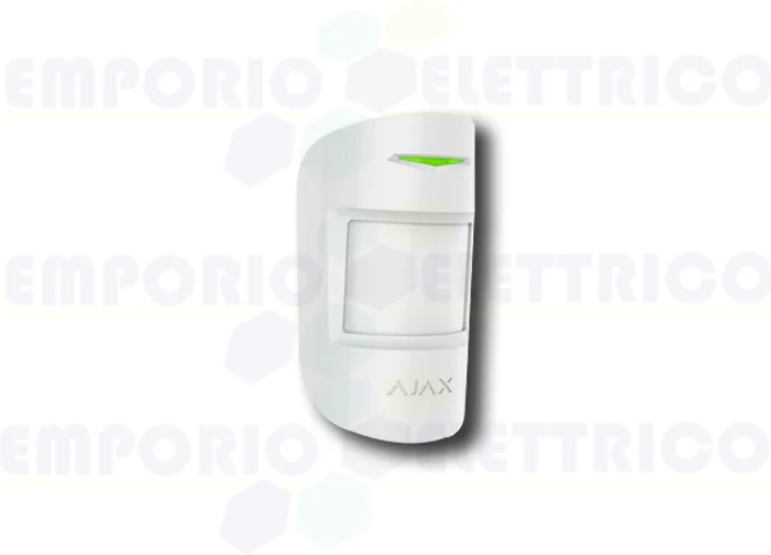 ajax détecteur de mouvement et de bris verre wireless blanc combiprotect 38097