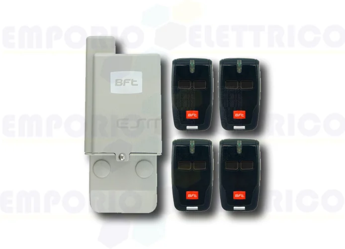 bft kit récepteur et 4 télécommandes radio 4 mitto kit p111772